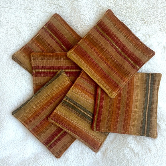 ⚜️ NWT Tuscan Fabric Coaster Set ⚜️ - Picture 4 of 8